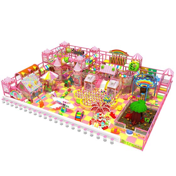 300㎡ Pink Indoor Playground