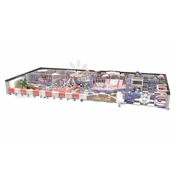 348㎡ 3 Colors Amusement Indoor Playground