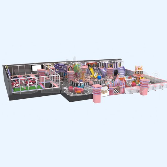 393㎡ Pink Indoor Playground