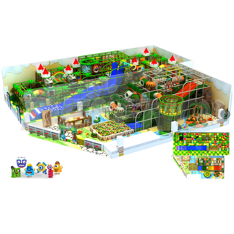 400㎡ Green Amusement Indoor Playground