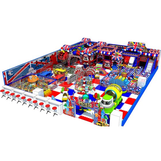 627㎡ English Style Indoor Playground