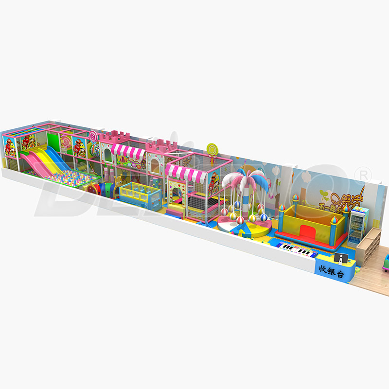 80㎡ Pink Indoor Playground