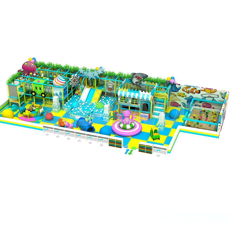 Irregular Shape Ocean Theme Indoor Playground