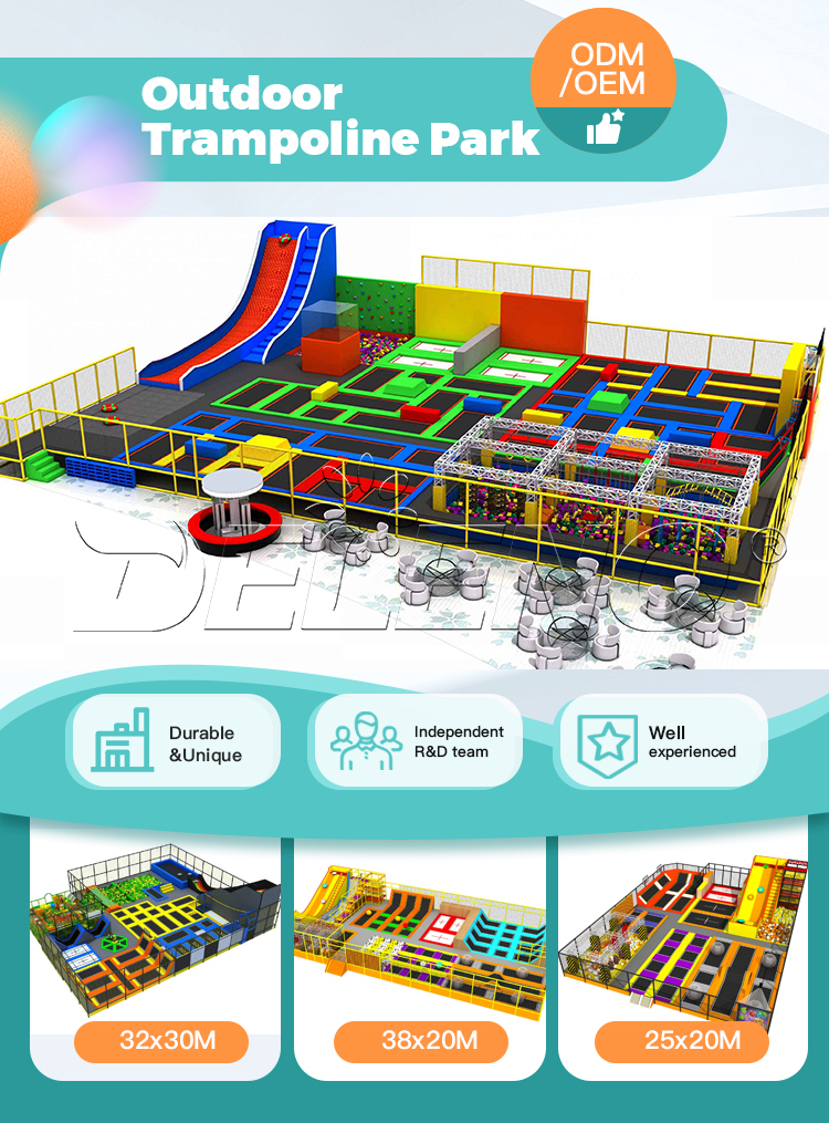 Outdoor Trampoline Park - Trampoline Park - 1