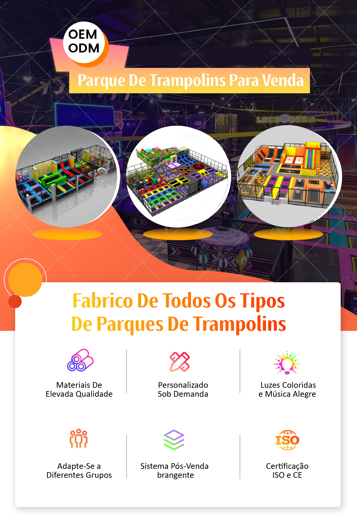 parque de trampolins para venda -  - 1