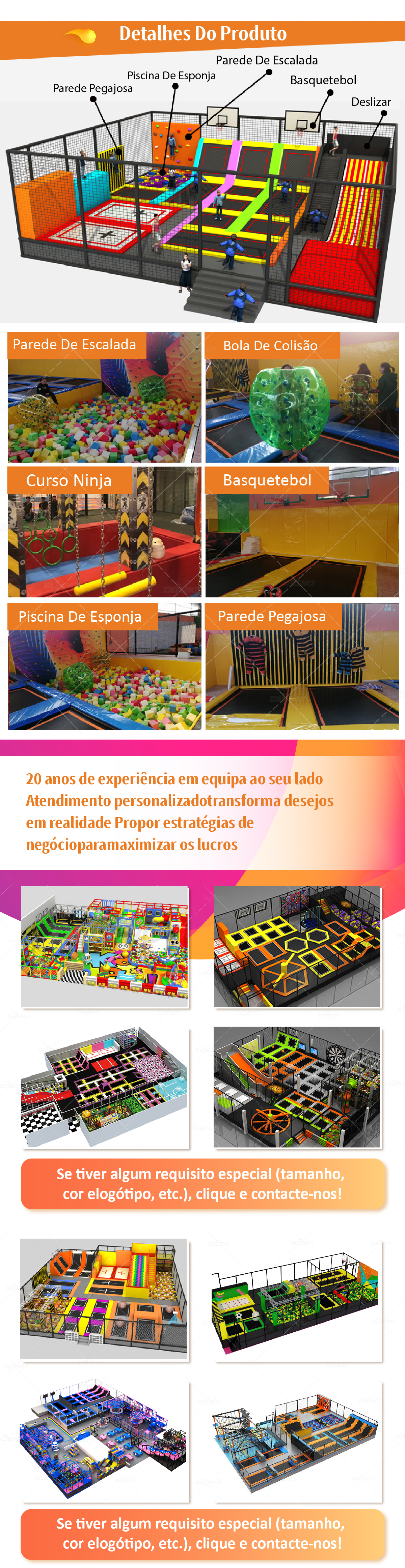 parque de trampolins para venda -  - 3